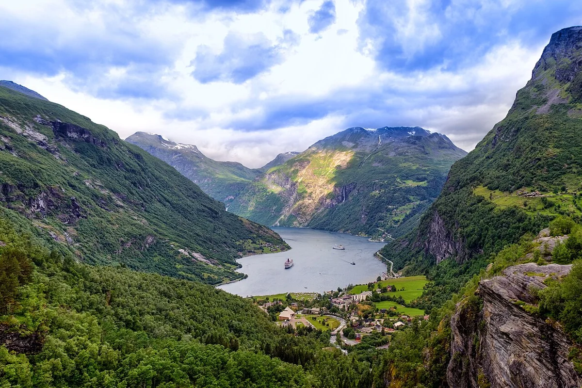 Geirangerfjord · Norveç